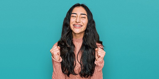 young patient who can afford traditional braces in Atlanta